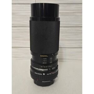 Soligor Camera Lens & Rokinon Auto Tele Converter 2x & Lens Cap 80-200mm